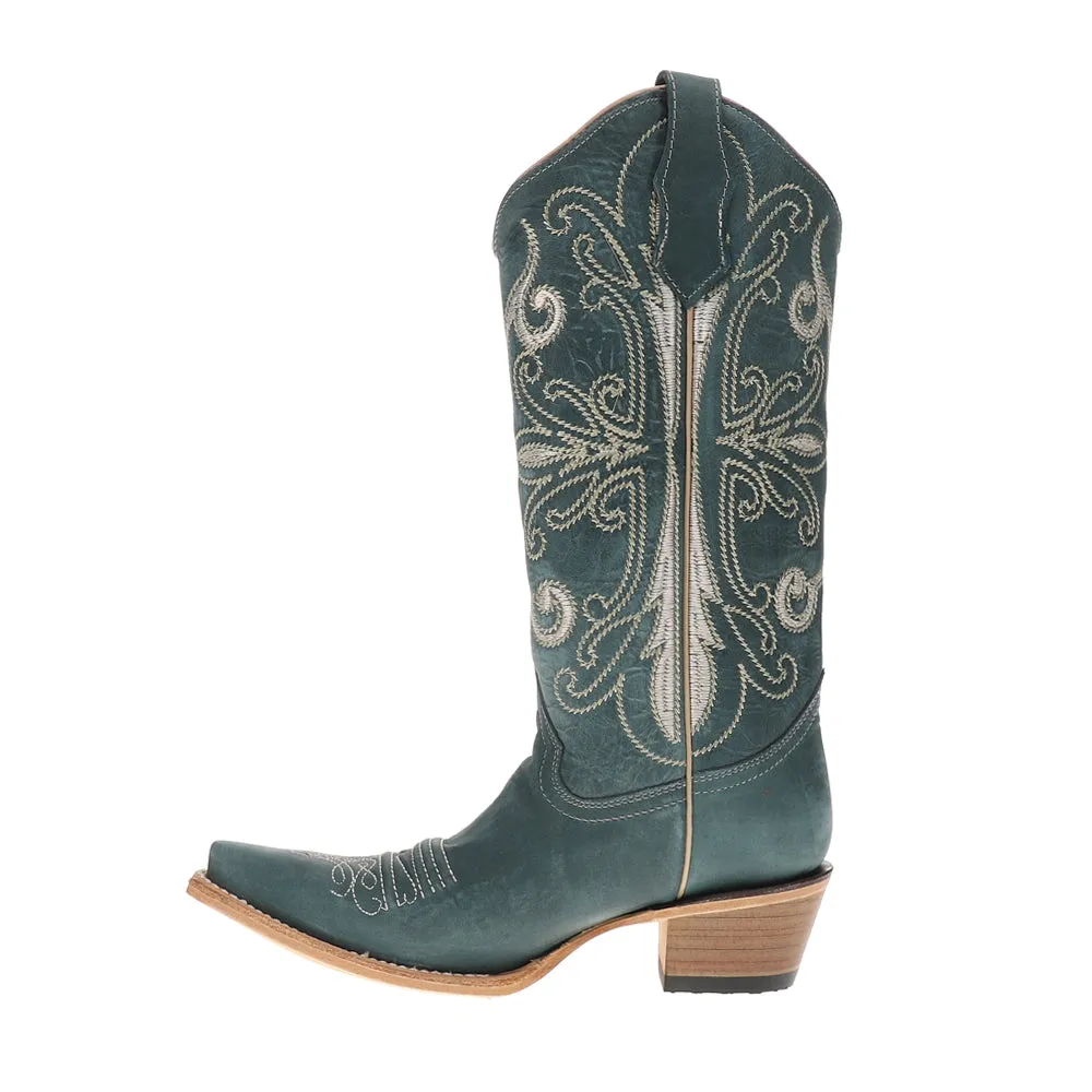 Embroidered Snip Toe Pull On Cowboy Boots sold by Shoebacca product image thumbnail 3