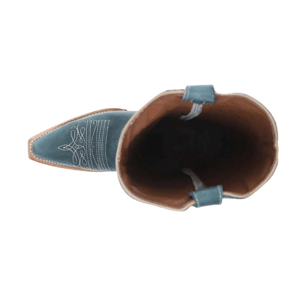 Embroidered Snip Toe Pull On Cowboy Boots sold by Shoebacca product image thumbnail 4