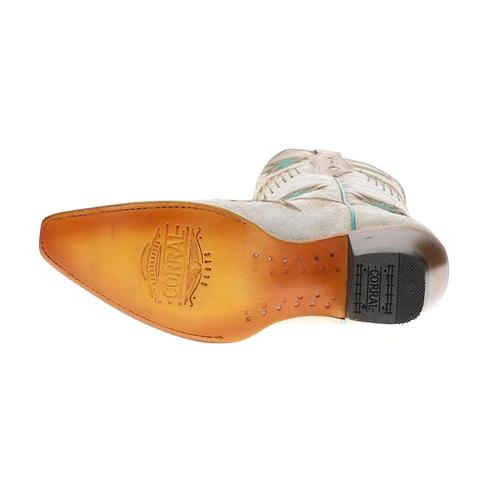 Embroidered Southwest Snip Toe Pull On Cowboy Boots sold by Shoebacca product image thumbnail 5