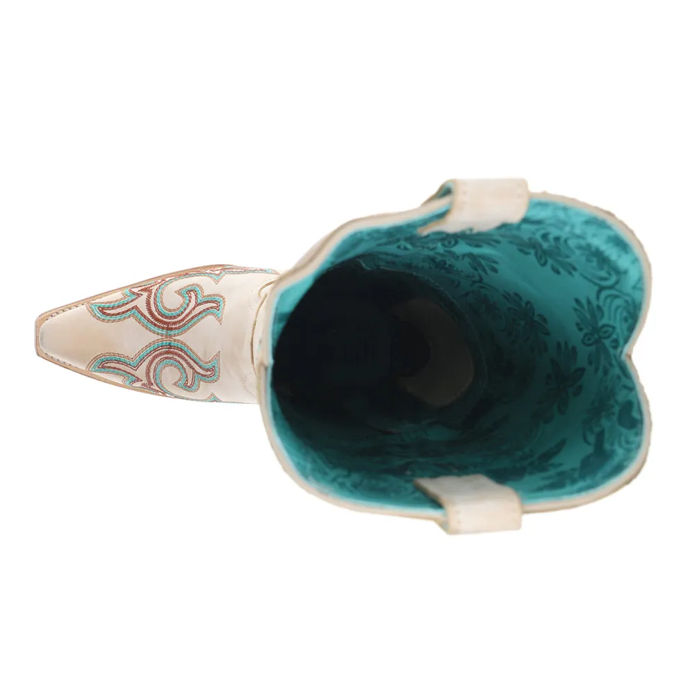 Embroidered Snip Toe Pull On Cowboy Boots sold by Shoebacca product image thumbnail 4