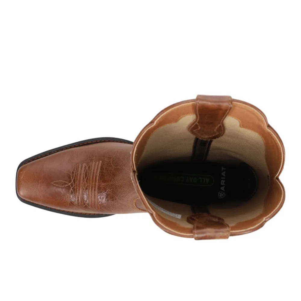 Round Up Embroidery Square Toe Cowboy Boots sold by Shoebacca product image thumbnail 4