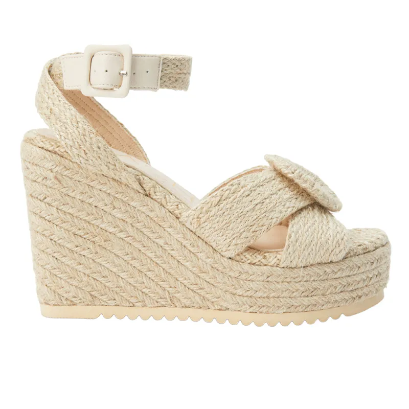 Kai Block Heel Espadrille Platform Sandals sold by Shoebacca