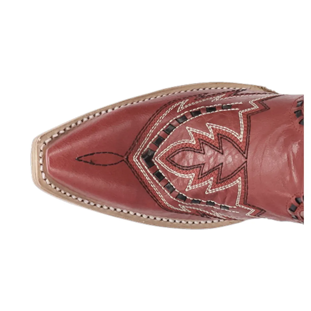 Mesa Embroidered Pull On Snip Toe Cowboy Boots sold by Shoebacca product image thumbnail 4