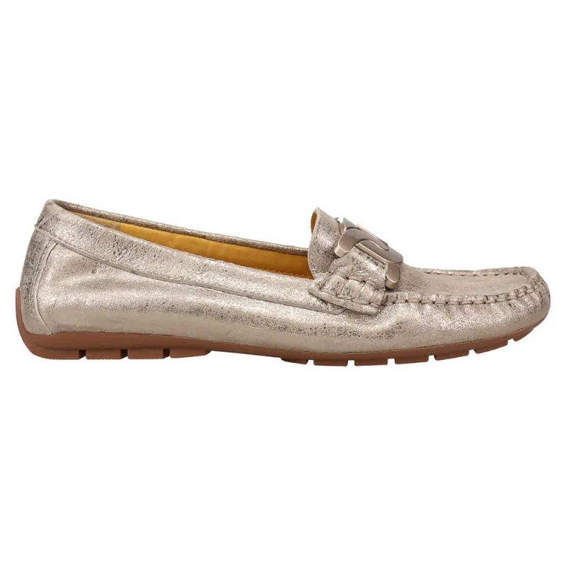 Aiker Metallic Moccasins sold by Shoebacca