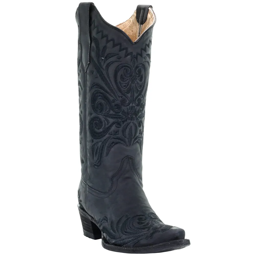 Filigree Embroidery Snip Toe Cowboy Boots sold by Shoebacca product image thumbnail 2