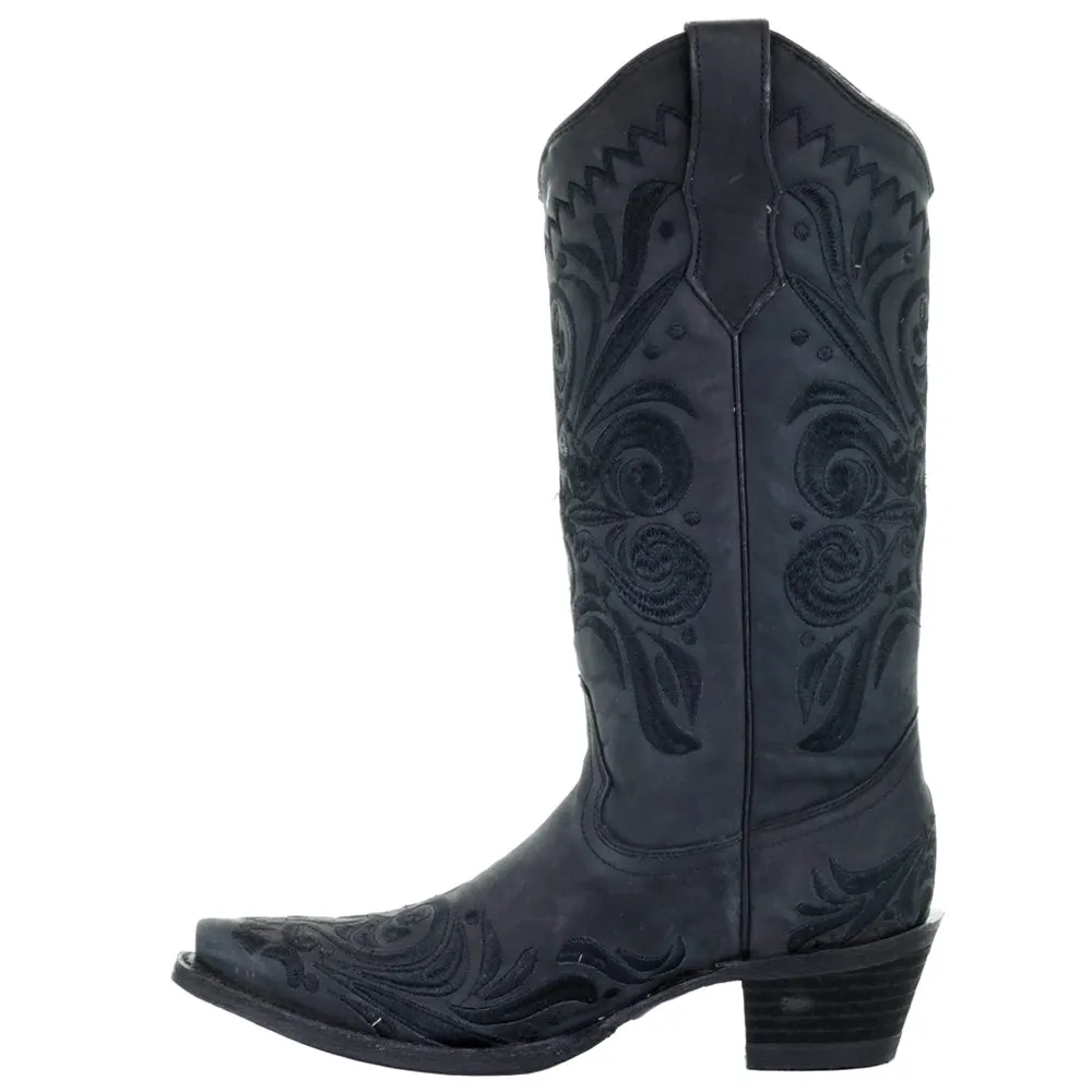 Filigree Embroidery Snip Toe Cowboy Boots sold by Shoebacca product image thumbnail 4