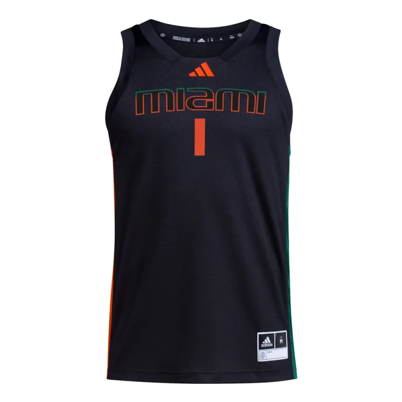 Miami Hurricanes Crew Neck Sleeveless Replica Jersey made by Adidas