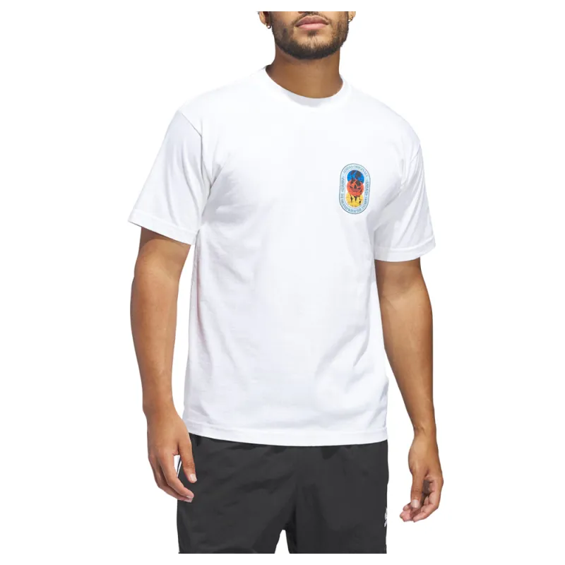 On Fire Basketball Graphic Crew Neck Short Sleeve T-Shirt sold by Shoebacca