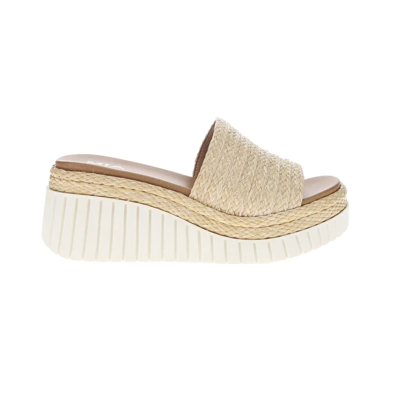 Yuki Espadrille Wedge Slide Sandals sold by Shoebacca