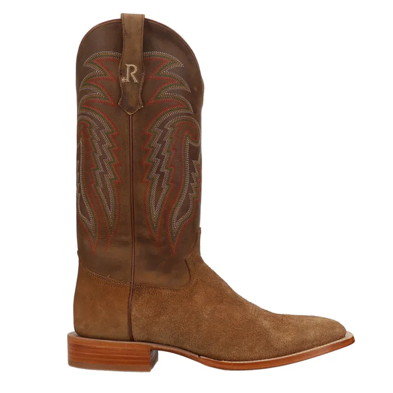 Rough Out Wide Square Toe Cowboy Boots sold by Shoebacca