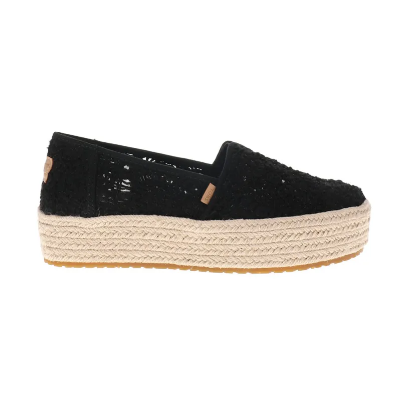 Valencia Platform Espadrille Flats sold by Shoebacca