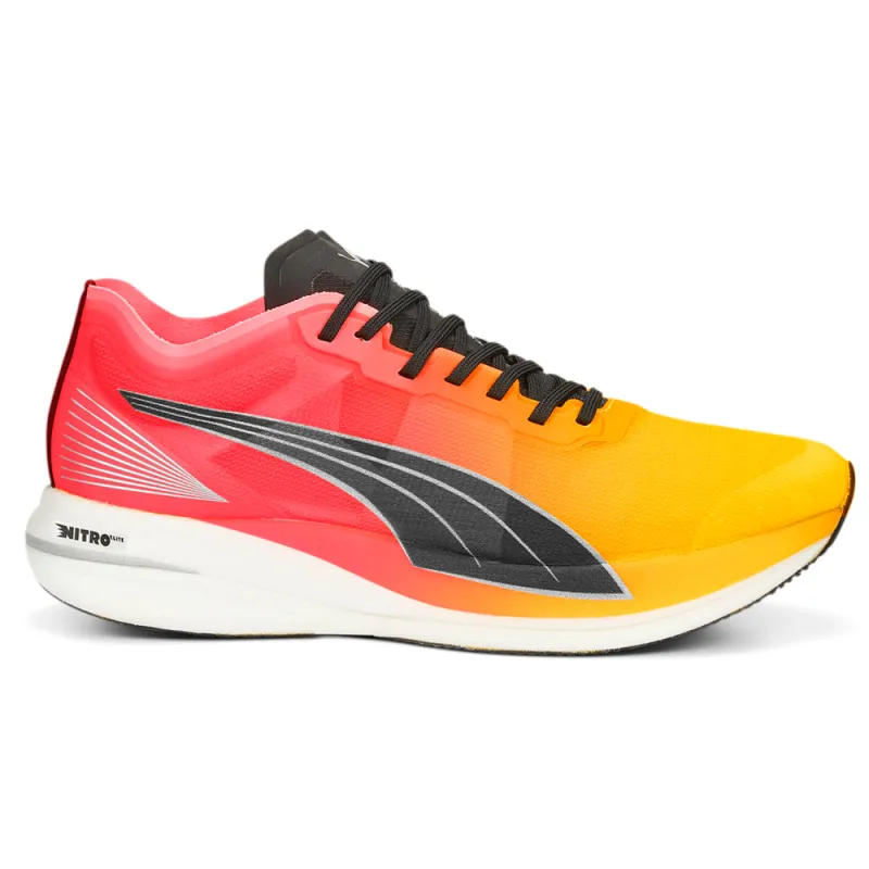 Deviate NITRO Elite Fireglow Running Shoes made by Puma