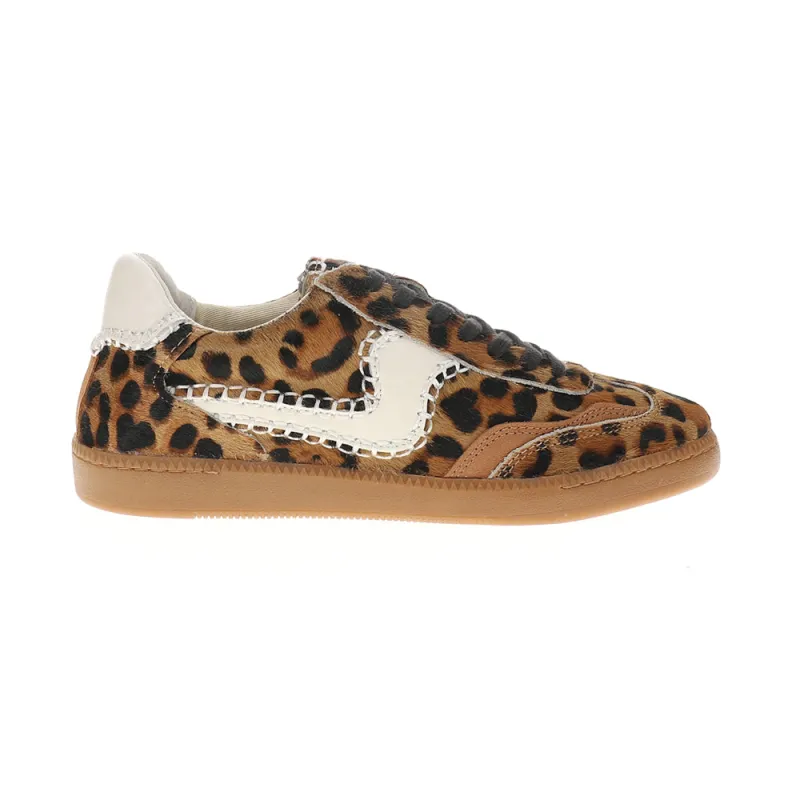 Notice Stitch Leopard Lace Up Sneakers sold by Shoebacca