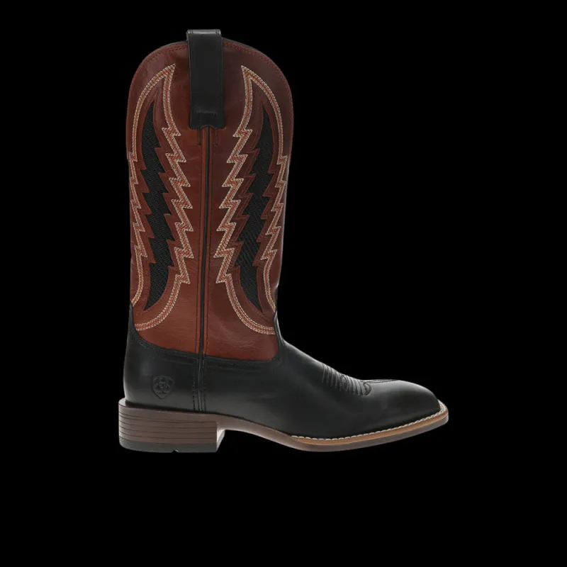 Dakota VentTEK Embroidered Square Toe Pull On Cowboy Boots made by Ariat