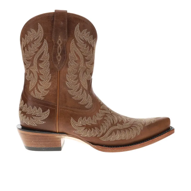 Cate Embroidered Snip Toe Zippered Cowboy Booties sold by Shoebacca