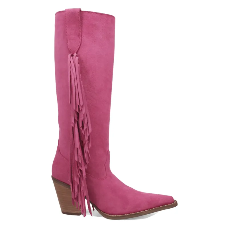 Twister Fringe Snip Toe Cowboy Boots made by dingo