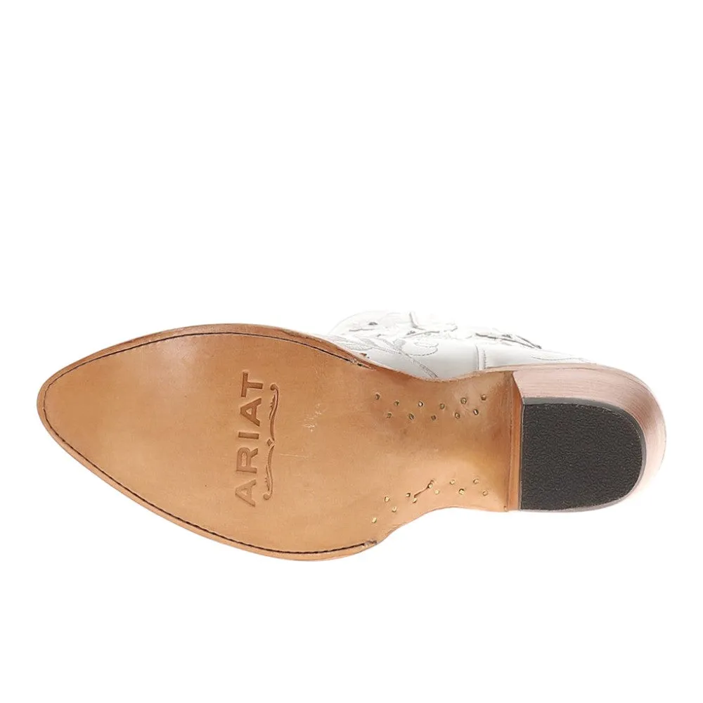 Romance Floral Embroidered Pointed Toe Cowboy Boots sold by Shoebacca product image thumbnail 5