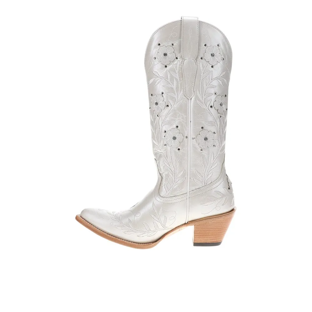 Romance Floral Embroidered Pointed Toe Cowboy Boots sold by Shoebacca product image thumbnail 3