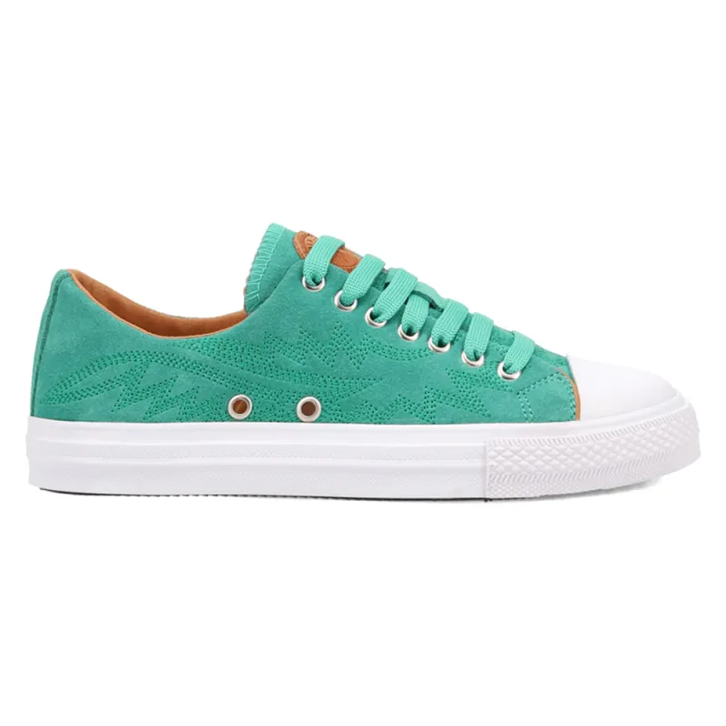 Campus Embroidered Lace Up Sneakers sold by Shoebacca