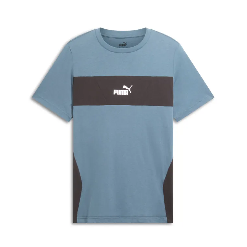 Power Colorblock Crew Neck Short Sleeve T-Shirt made by Puma