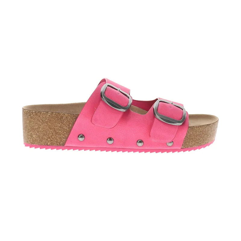 Qianna Platform Slide Sandals sold by Shoebacca