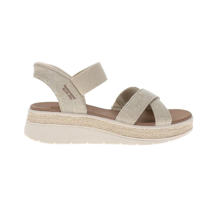 Bobs Sun Ray Ankle Strap Espadrille Wedge Sandals made by BOBS from Skechers