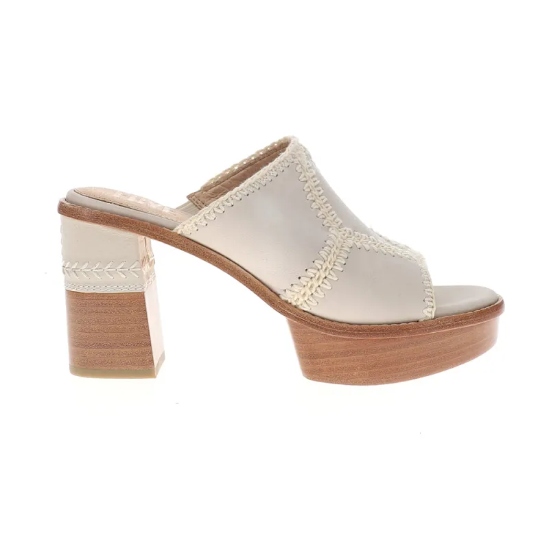 Pipa Crochet Platform Block Heel Sandals sold by Shoebacca