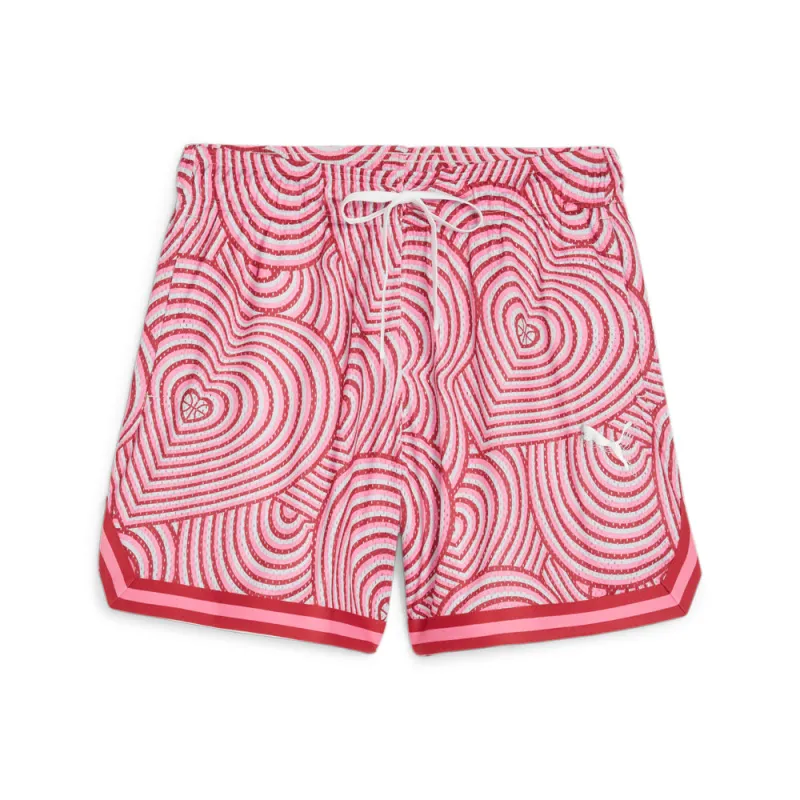 Game Love Big Heart Graphic Drawstring Shorts sold by Shoebacca