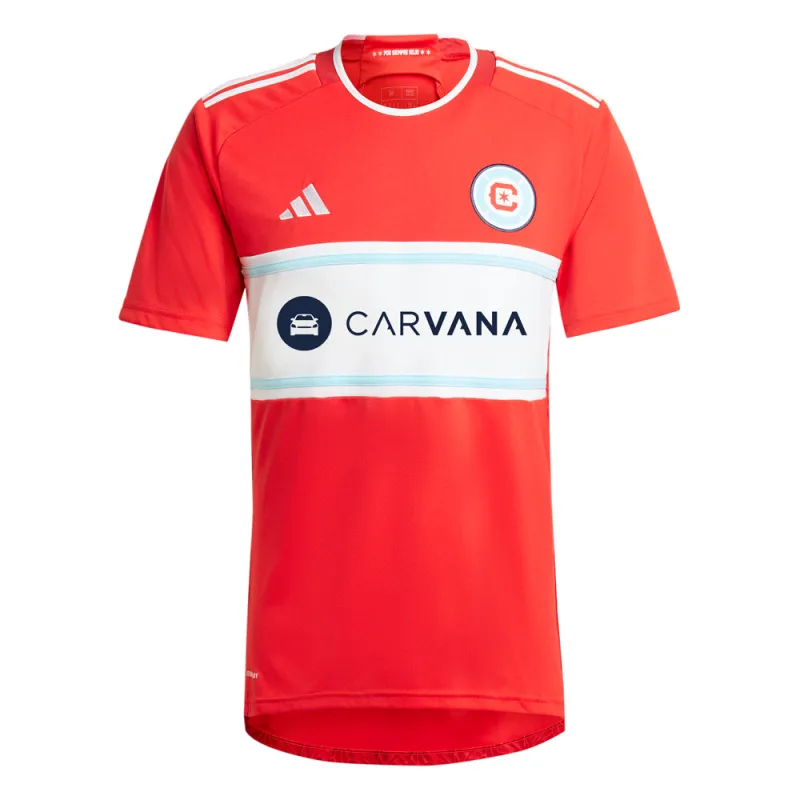 Chicago Fire Crew Neck Short Sleeve Replica Jersey made by Adidas