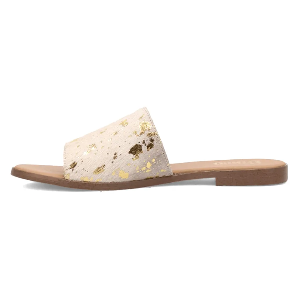 Moo Moo Cow Metallic Slide Sandals sold by Shoebacca product image thumbnail 3