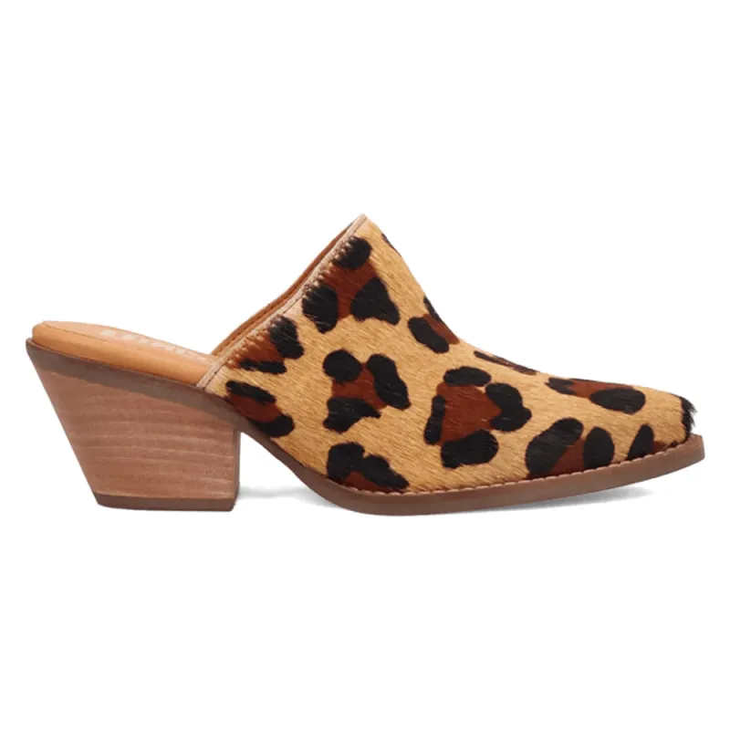 Calico Leopard Round Toe Mule Slip On Boots sold by Shoebacca