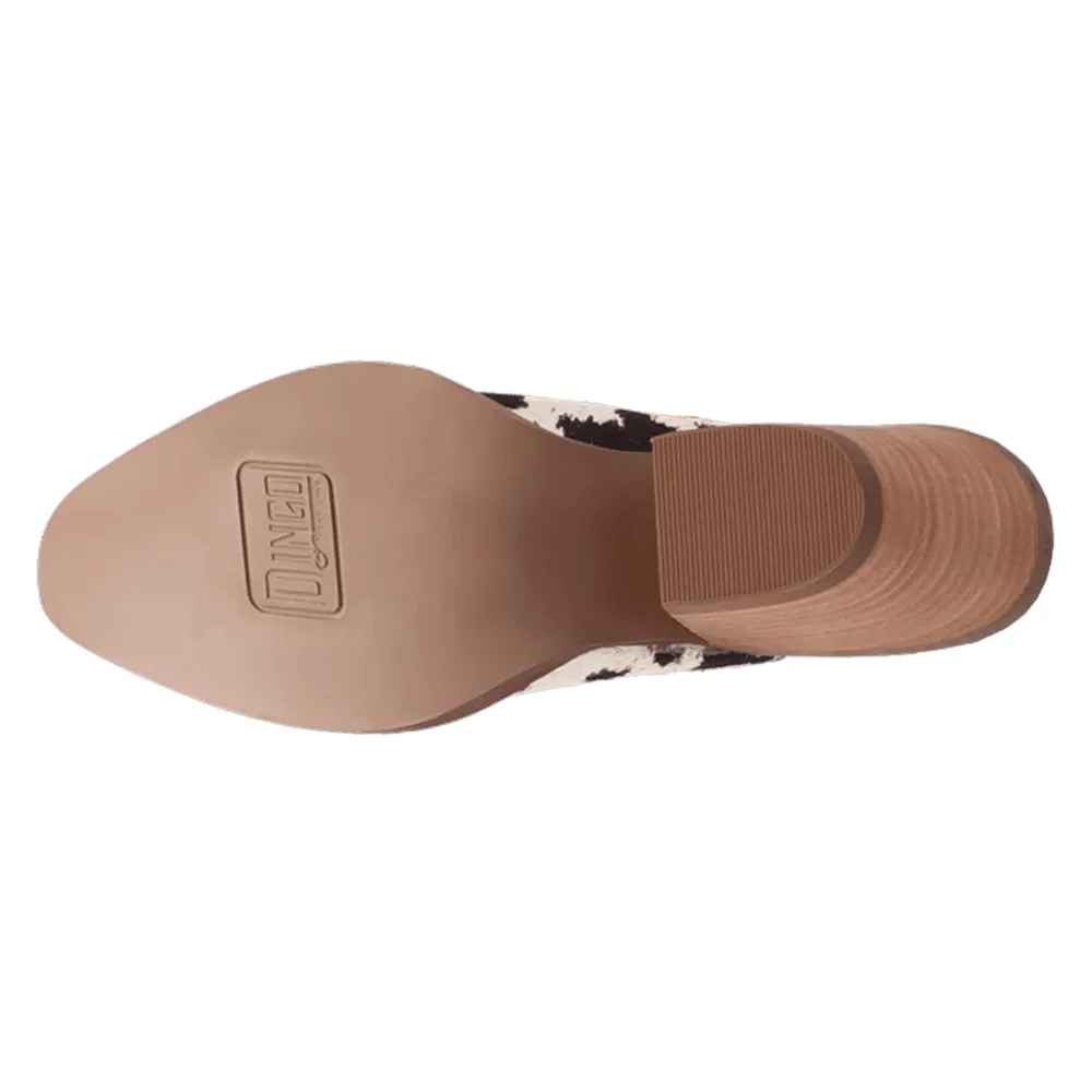 Calico Cow Round Toe Mule Slip On Boots sold by Shoebacca product image thumbnail 5