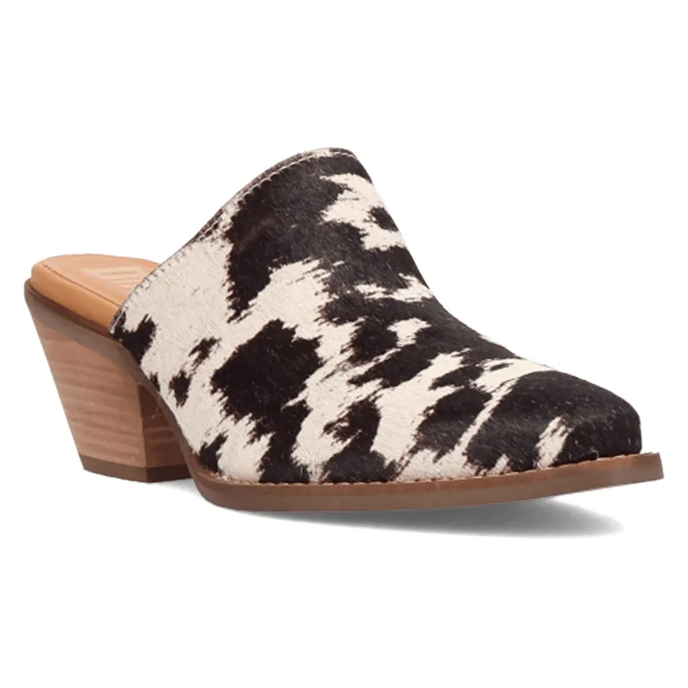 Calico Cow Round Toe Mule Slip On Boots sold by Shoebacca product image thumbnail 2
