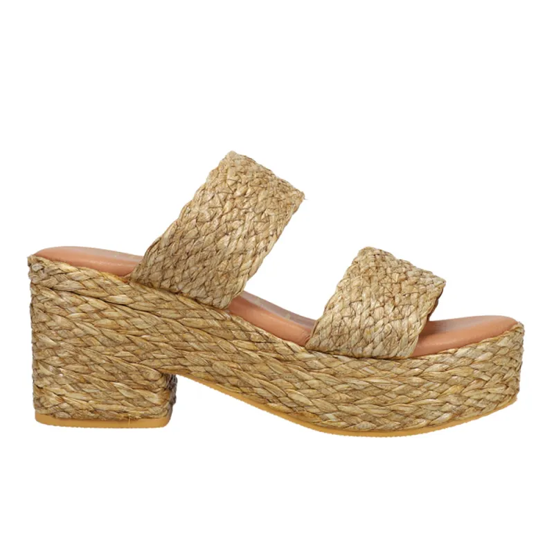 Ocean Ave Platform Block Heel Sandals sold by Shoebacca