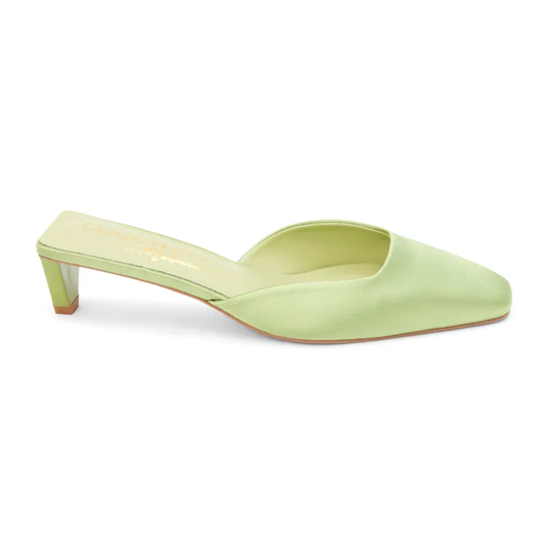 Tegan Square Toe Kitten Heel Mules sold by Shoebacca