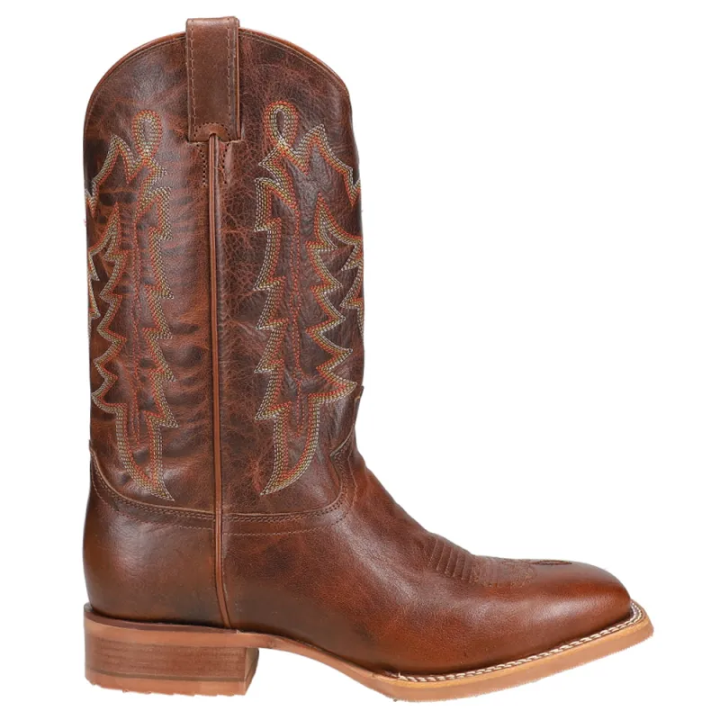 Carsen 12 Inch Square Toe Cowboy Boots made by Justin Boots