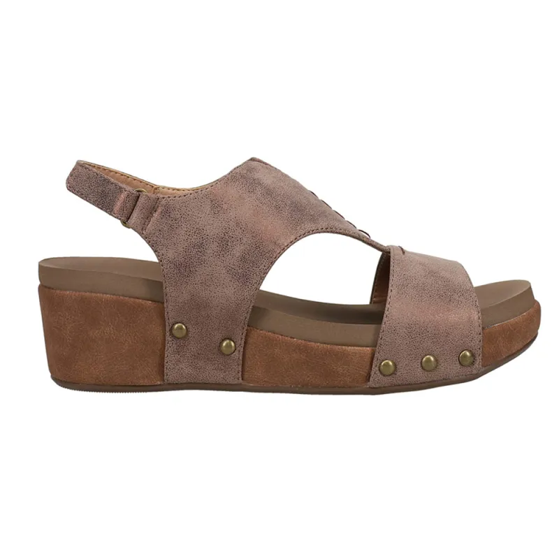 Refreshing Studded Wedge Sandals sold by Shoebacca