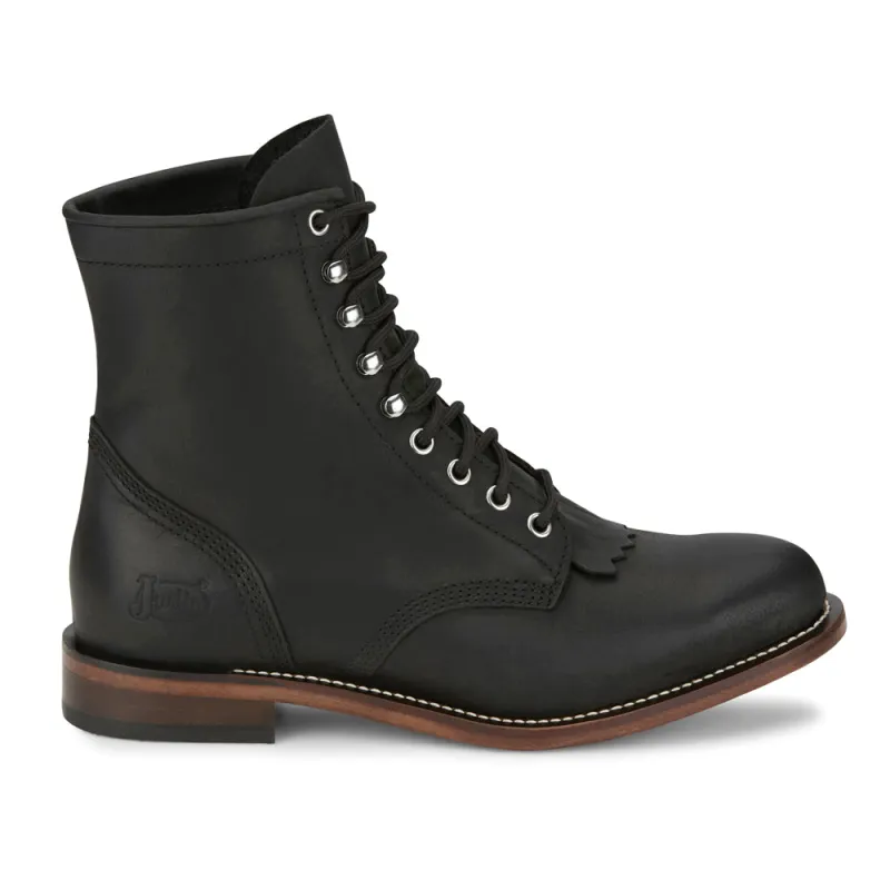 Drennan 7 Inch Lace Up Roper Boots made by Justin Boots