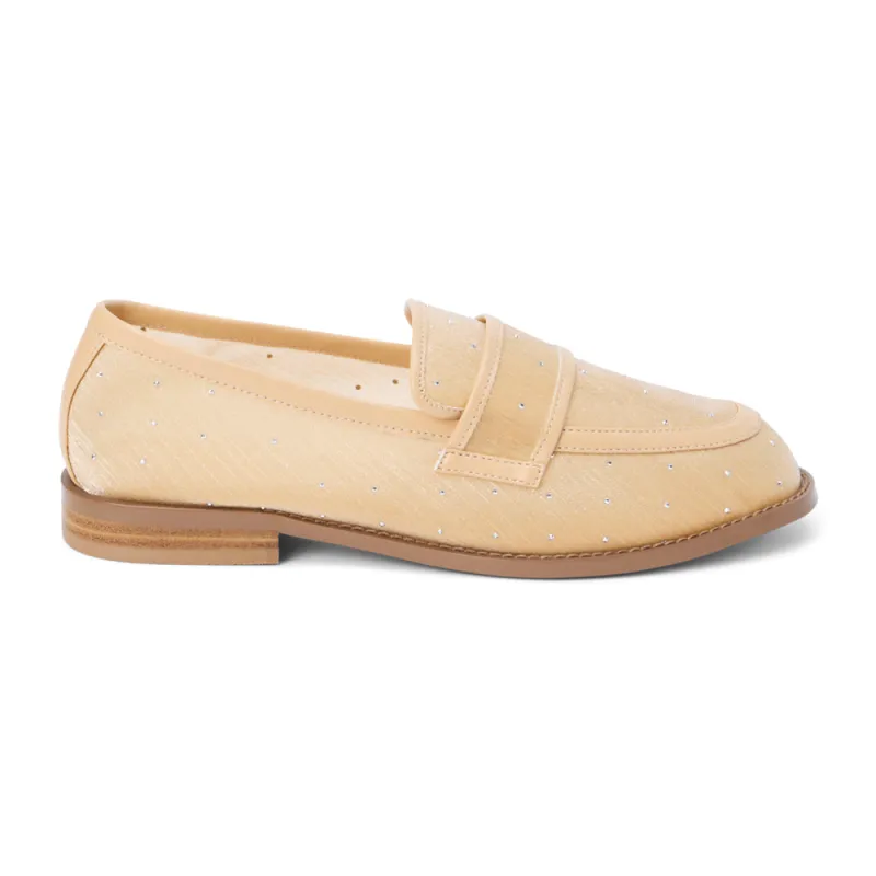 Columbo Rhinestone Loafers made by Shoebacca