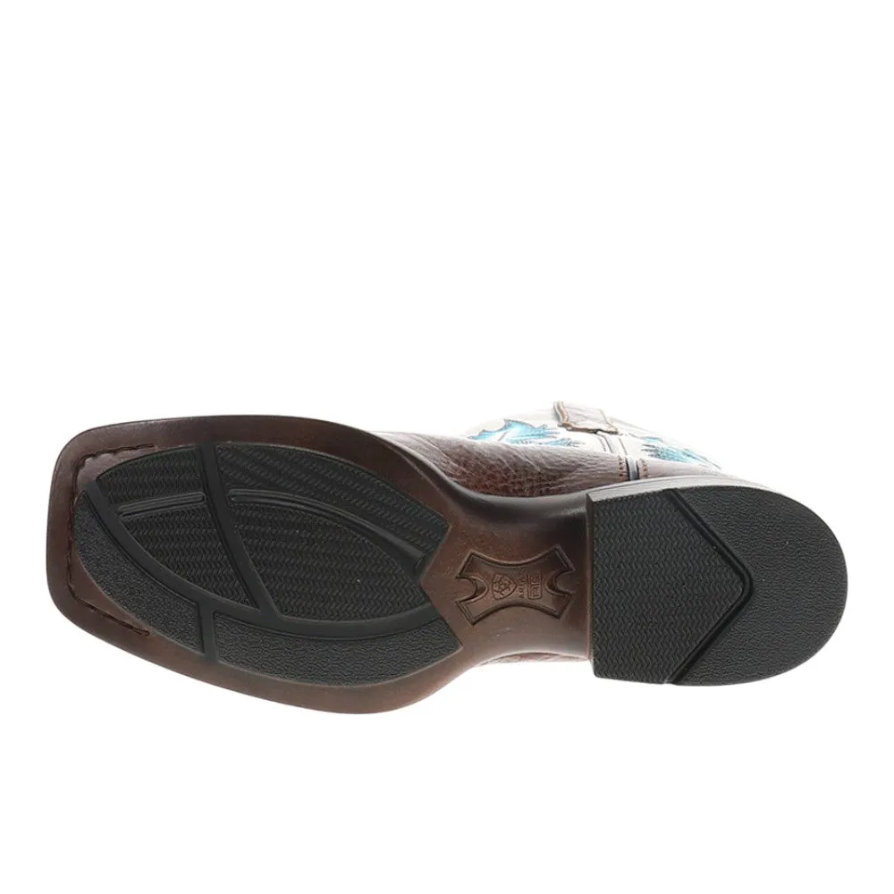 Canyon Point Embroidered Square Toe Pull On Cowboy Boots sold by Shoebacca product image thumbnail 5