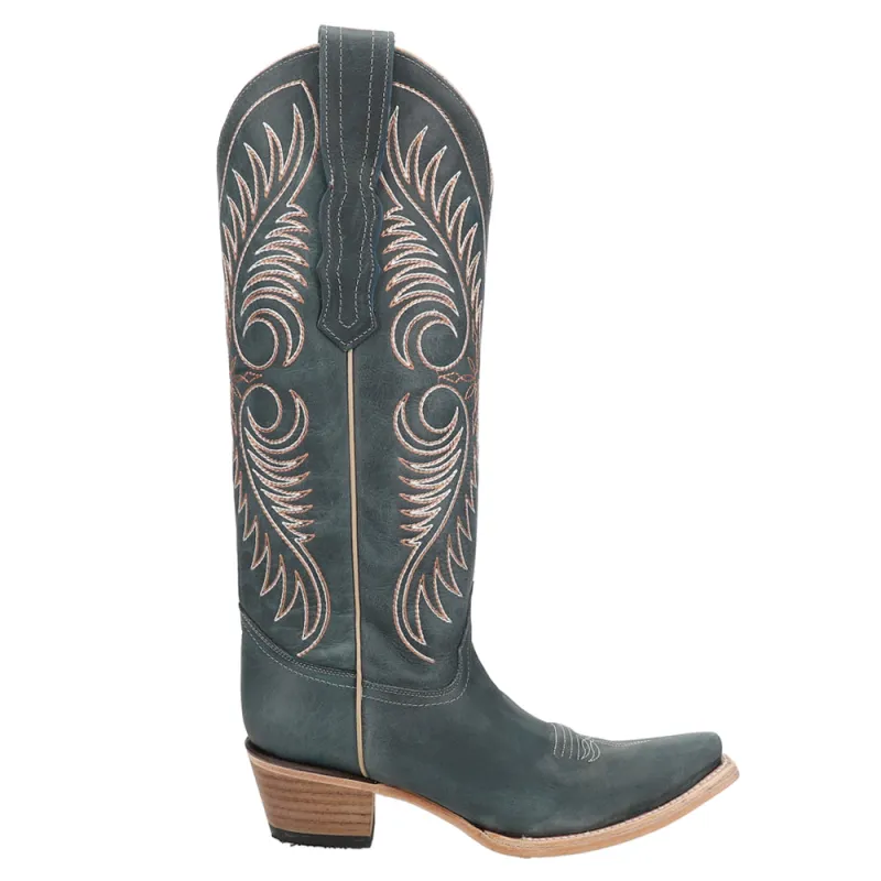 Distressed Embroidered Snip Toe Cowboy Boots made by Shoebacca