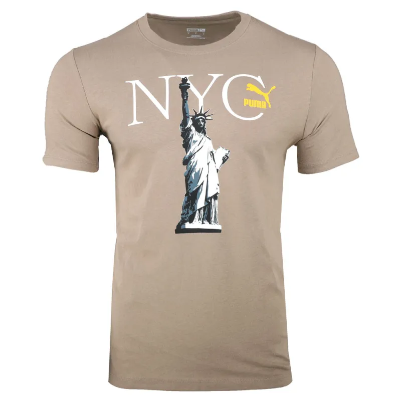 NYC Big Liberty Crew Neck Short Sleeve T-Shirt made by Puma