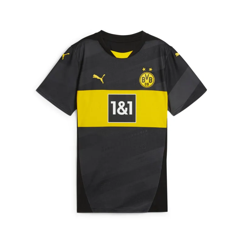 BVB Away Crew Neck Short Sleeve Replica Jersey made by Puma