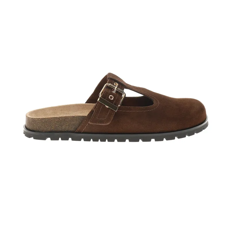 Atticus T-Strap Footbed Clogs sold by Shoebacca