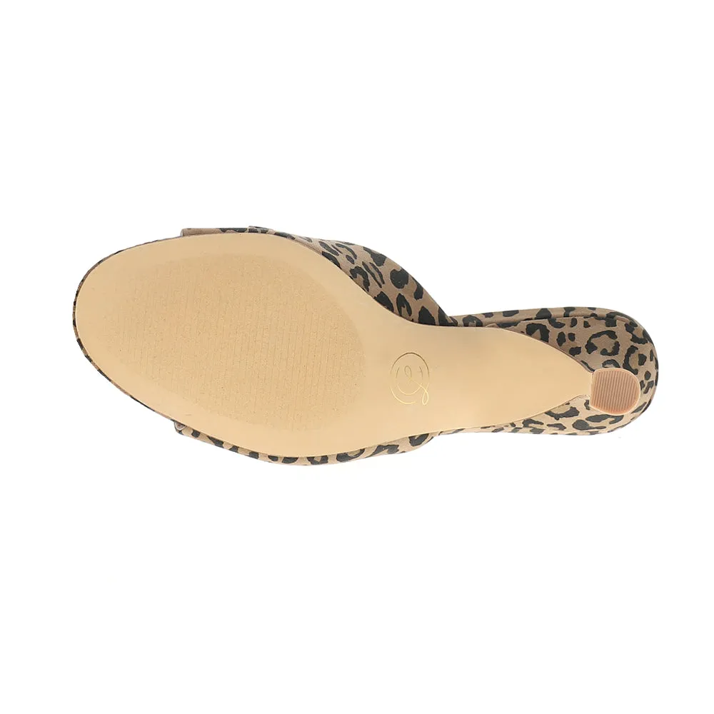 Yolanda Bow Leopard Slide Sandals sold by Shoebacca product image thumbnail 5
