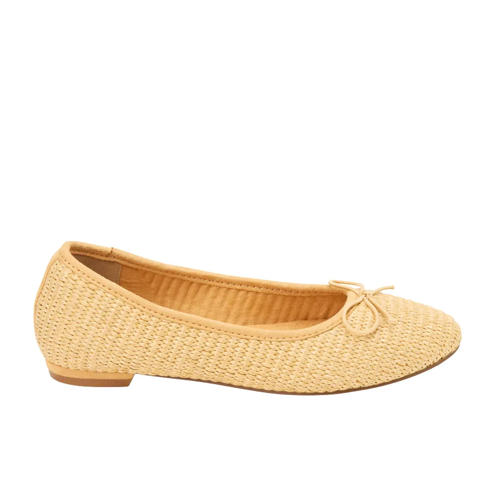 Donna Raffia Ballet Flats sold by Shoebacca