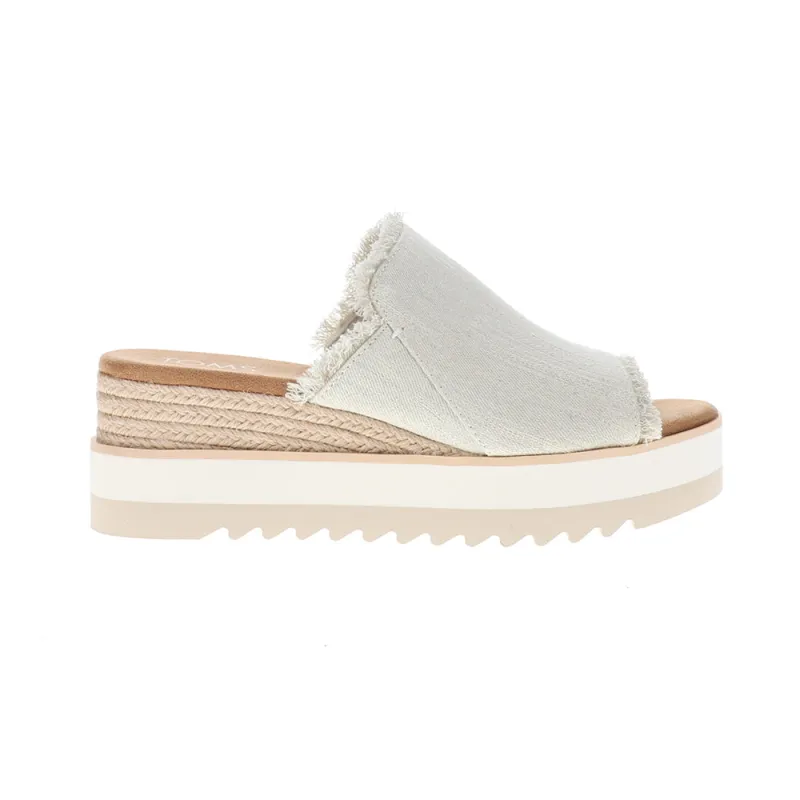 Diana Mule Platform Wedge Espadrille Sandals sold by Shoebacca
