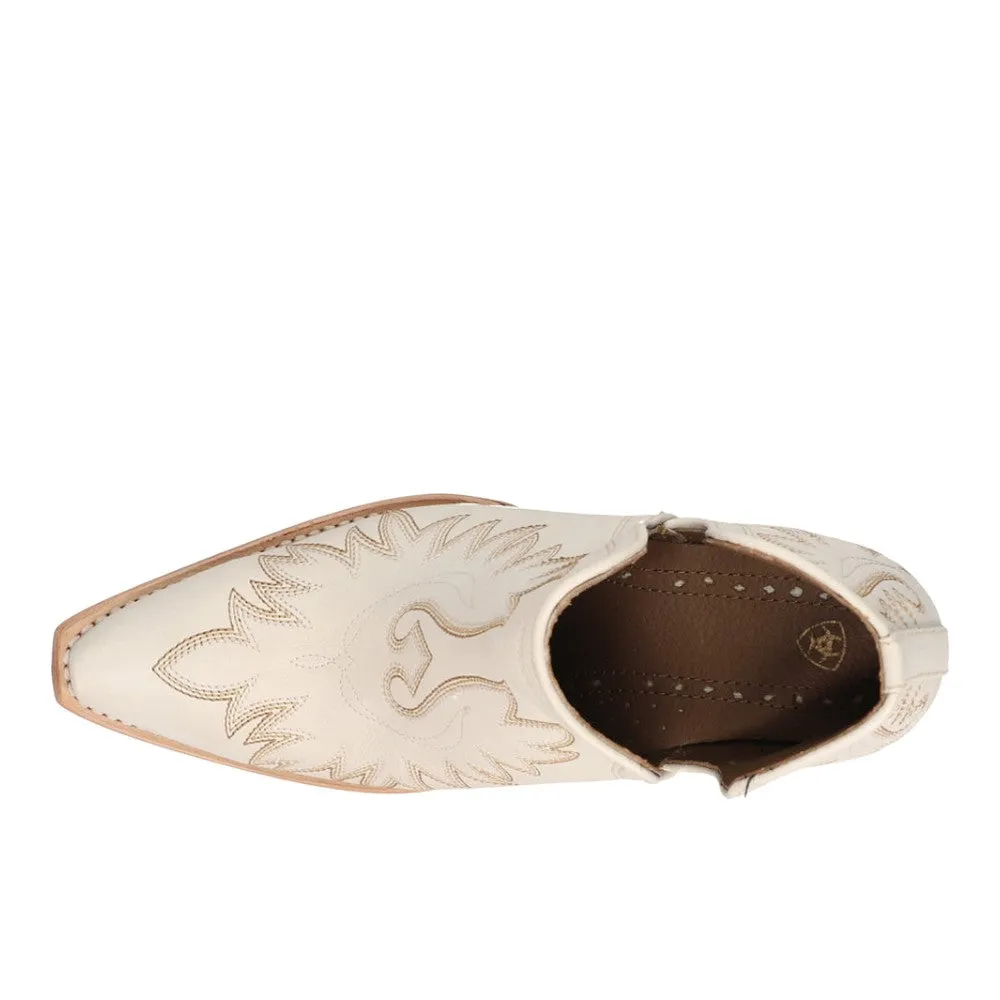 Dixon Embroidered Snip Toe Pull On Cowboy Booties sold by Shoebacca product image thumbnail 4