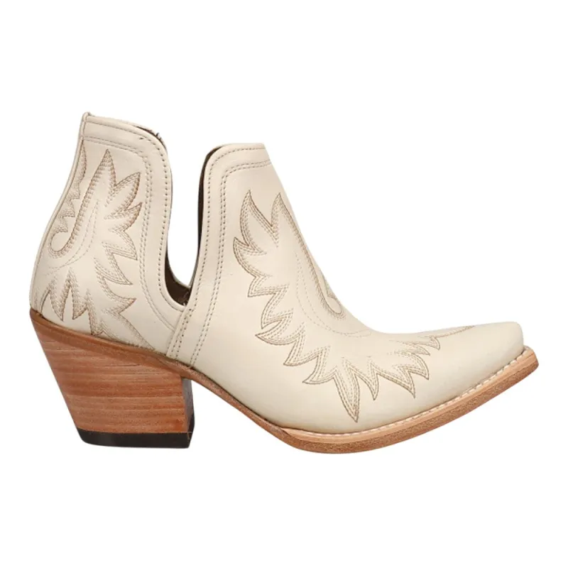 Dixon Embroidered Snip Toe Pull On Cowboy Booties made by Ariat