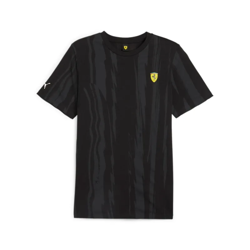 Scuderia Ferrari Race Graphic Crew Neck Short Sleeve T-Shirt sold by Shoebacca